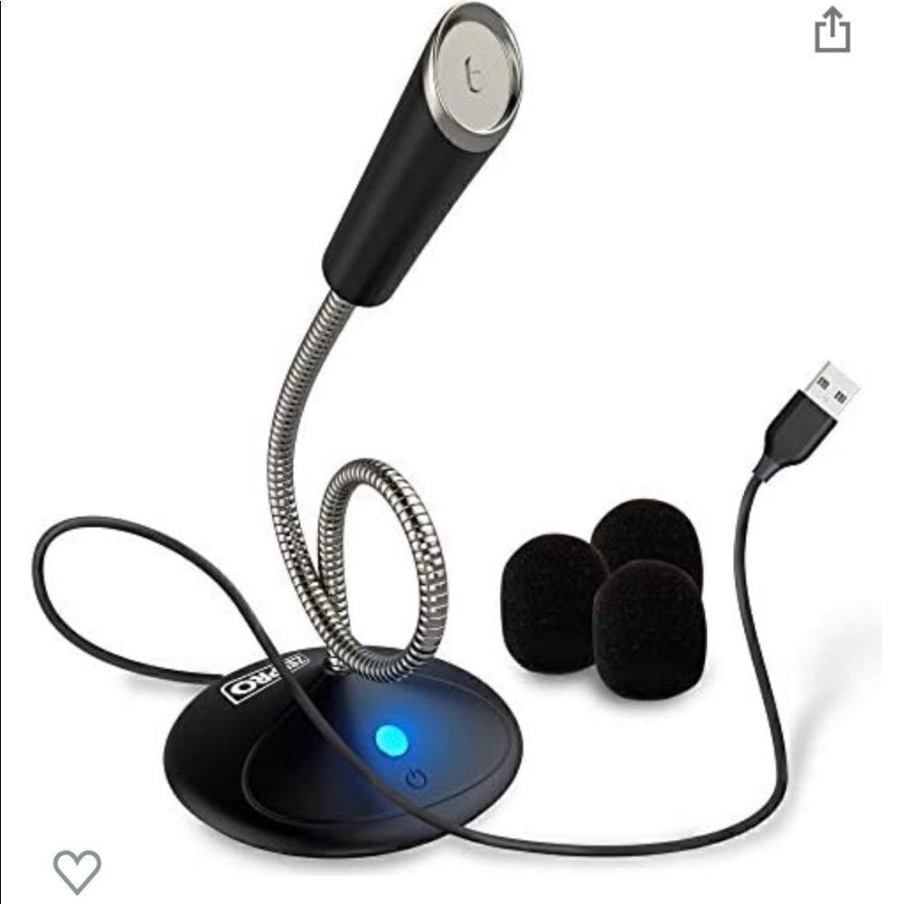 USB Microphone for Computer [Plug and Play] Omnidirectional
